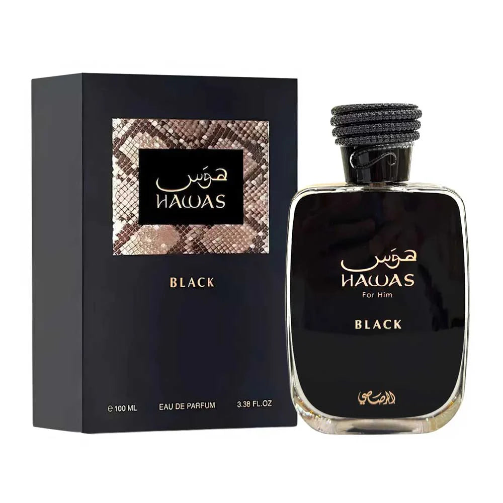 RASASI HAWAS BLACK EDP 100 ML.