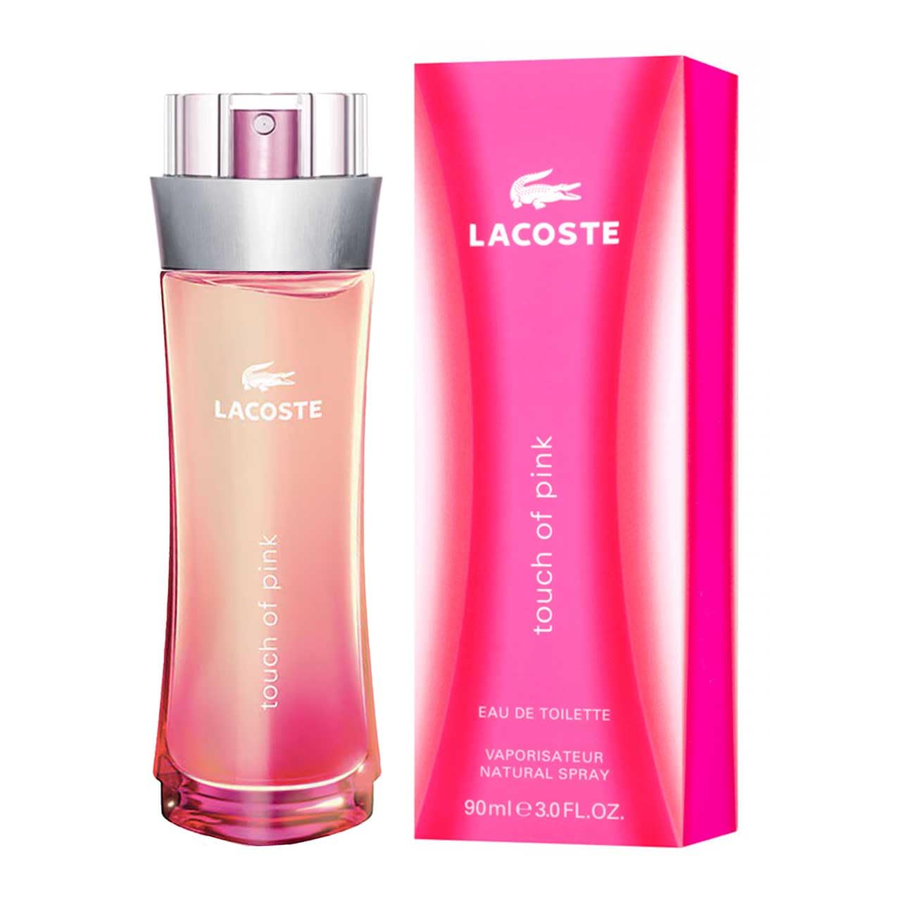 LACOSTE TOUCH OF PINK EDT 90 ML.