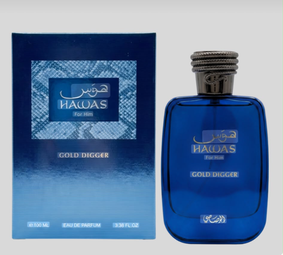 RASASI HAWAS GOLD DIGGER EDP 100 ML.